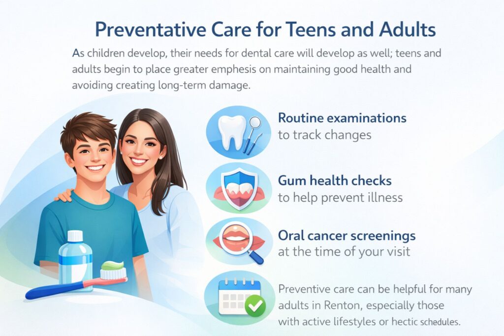preventative care for teens and adults