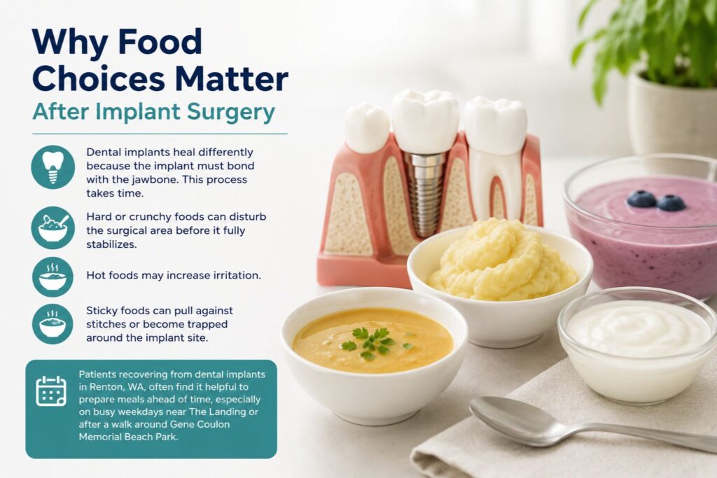 why food choices matter after implant surgery